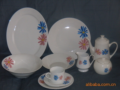 【供应各种日用陶瓷盘子,色拉碗,瓷餐具等】价格,厂家,图片,碗、碟、盘,临沂君达瓷业-